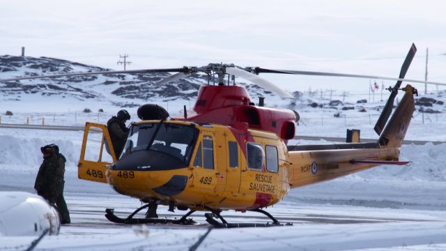 Bell 412 (14-6489) - A Bell-Ch 146 Griffon, 146489, at the Iqaluit airport. March 17, 2018br /428 Squadron, 8 Wing, CFB Trenton RCAF-ARC