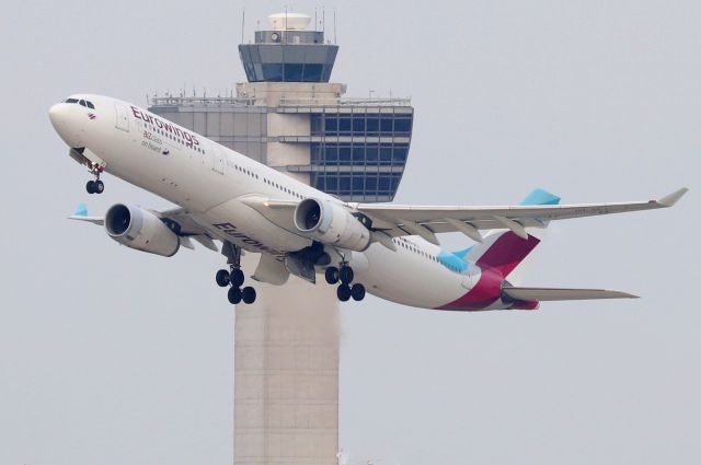 Airbus A330-300 (OO-SFJ) - Eurowings, subbing for Brussels Airlines, departing to Brussels, Belgium (7/22/23)