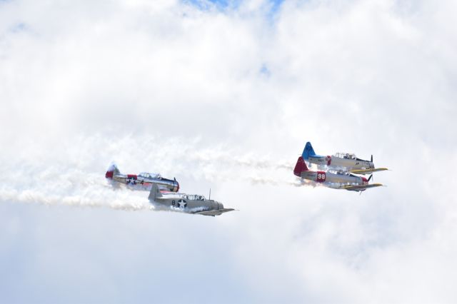 N276RB — - Jersey Jerk Formation at the WWII airshow, 2024, Reading Regional Airport