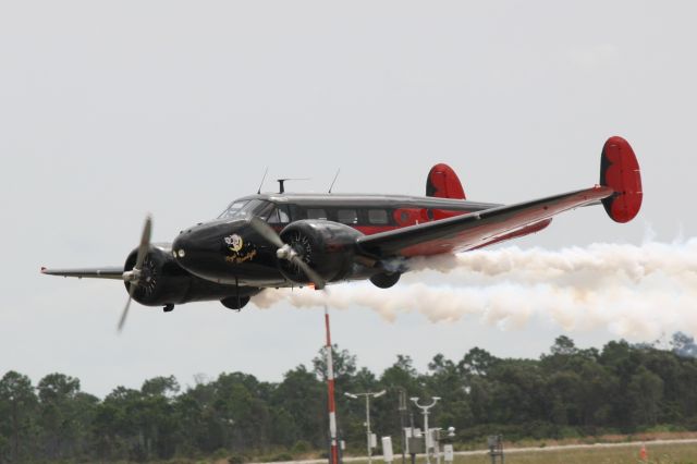 Beechcraft 18 (N9109R) - Matt Younkin & The Twin Beech 18 perform at the 2012 Florida International Airshow