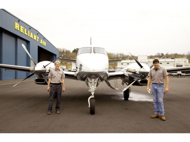 Beechcraft King Air 90 (N331JP) - A highly experienced and very professional maintenance team at RELIANT AIR