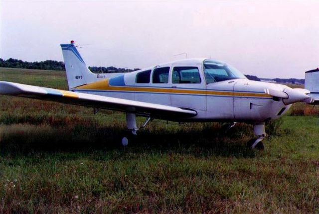 N21FD — - N21FD Beechcraft Sundowner at Chambersburg Municipal Airport (N68), photo take in the 1990s