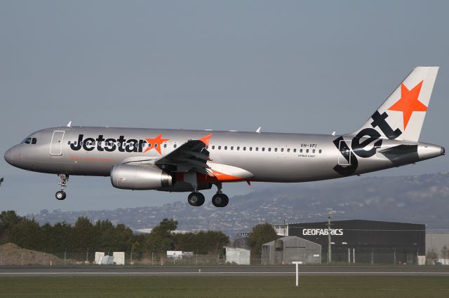 Airbus A320 (VH-VFI) - on 9 September 2018