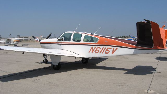 Beechcraft 35 Bonanza (N6115V) - Parked at Fullerton