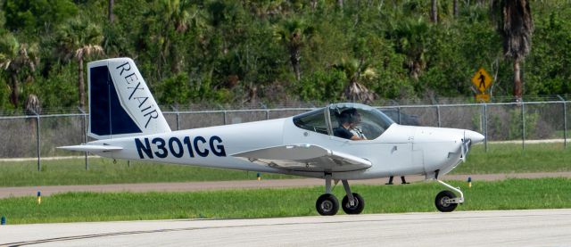 Vans RV-12 (N301CG) - Entering runway 5