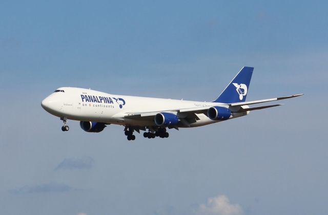 BOEING 747-8 (N850GT) - On approach to Runway 36L @ Huntsville International