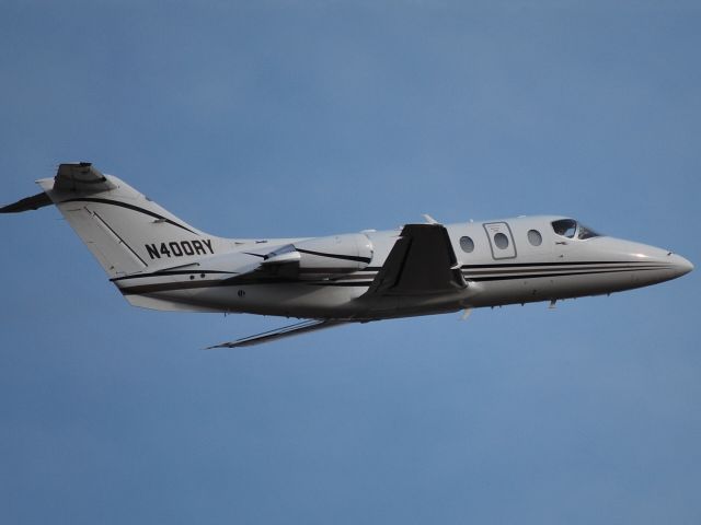 Beechcraft Beechjet (N400RY) - ROBERT YATES RACING INC departing runway 20 at KJQF headed for Daytona - 2/10/09