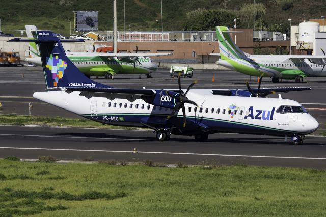 ATR ATR-72 (PR-AKG) - Delivery flight from Azul, in Tenerife North Airport.br /cn--1294--br /30/12/2015