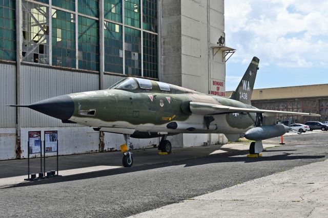 Cessna Skyhawk (N62438) - Republic F-105D on display at Pacific Aviation Museum, Pearl Harbour, Hawaii.