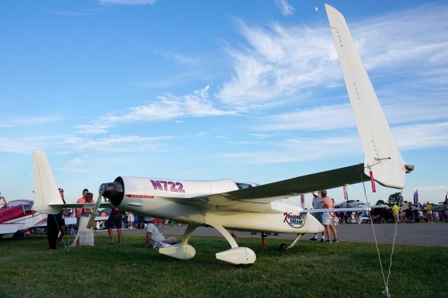 RUTAN Cozy (N722) - Greg Richters CozyJet "Kerosene Dreams" at EAA AirVenture Oshkosh 7/25/2015