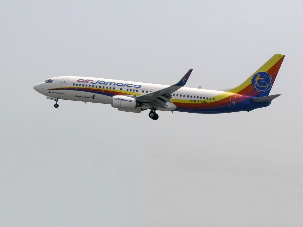 BOEING 767-300 (9Y-JMA) - Landing at Pearson International.