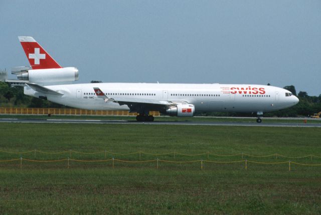 Boeing MD-11 (HB-IWC) - Departure at Narita Intl Airport Rwy16R on 2002/05/03