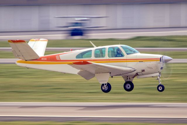 Beechcraft 35 Bonanza (N933Q) - Beechcraft N35 Bonanza at Livermore Municipal Airport February 2022.