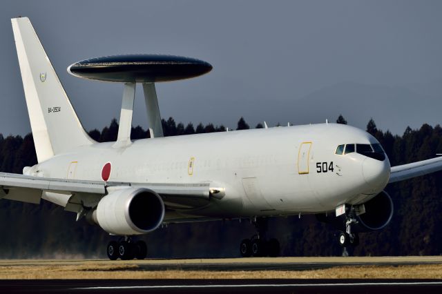 BOEING E-767 (84-3504) - Boeing E-767 AWACS br /Nyutabaru Air Base JASDF(航空自衛隊 新田原基地)