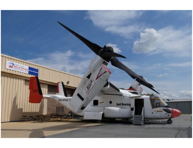 16-3913 — - On display is this early Bell-Boeing Osprey Tiltrotor Aircraft at the Brandywine Pa. American Helicopter Museum. This aircraft was the third of six prototypes. The program dates back to 1989 for the Tiltrotor aircraft.