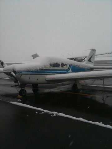 Piper PA-24 Comanche (N5390P) - 1st storm of the year in October 2009