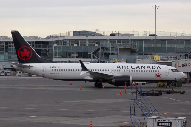 Boeing 737 MAX 8 (C-GEHV) - Out in the West coast.