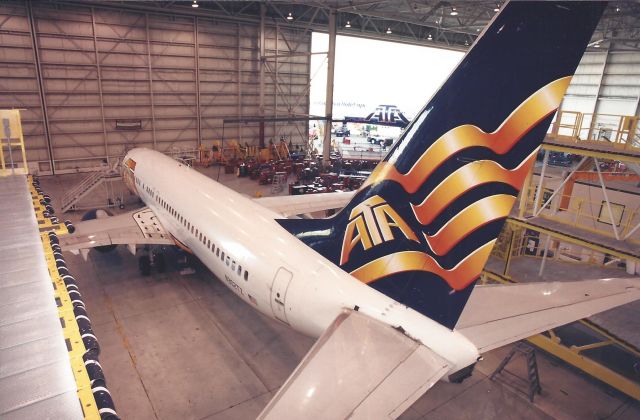 Boeing 737-800 (N302TZ) - Scanned from print.