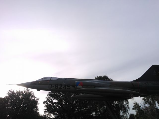 Canadair CL-201 Starfighter (D8245) - Beautiful old Starfighter standing majestically between the trees at Soesterberg Air Base