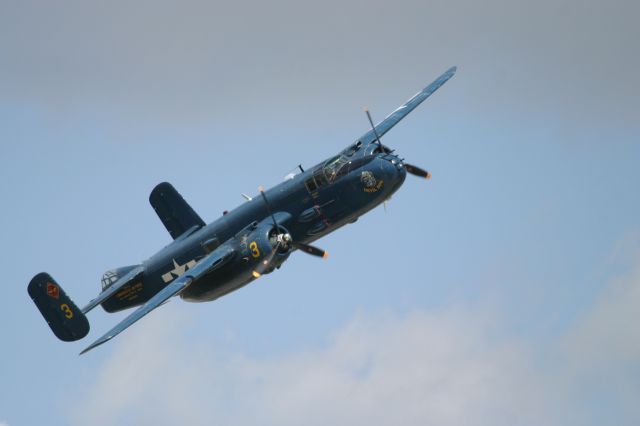 North American TB-25 Mitchell (N9643C) - North American B-25 Mitchell UCMC PBJ-1J - N9643C, Devil Dog Commemorative Air Force, at Wings Over Houston Air Show, EFD