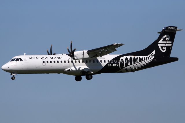 Aerospatiale ATR-72-600 (ZK-MVM) - on 9 September 2018