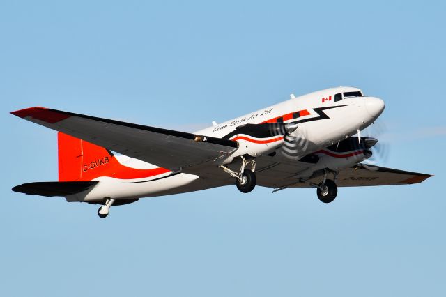 Douglas DC-3 (C-GVKB) - Kenn Borek Air Douglas DC-3C at YYC on Sept 17.