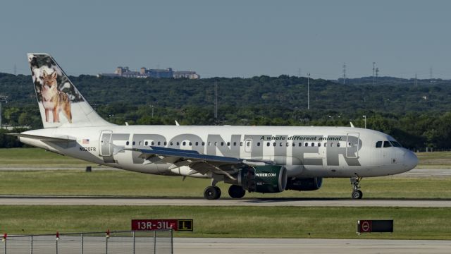 Airbus A319 (N920FR) - Arriving 13Rbr /5/24/17