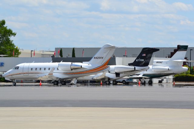 Canadair Challenger (N420SK) - at KCLT - 5/6/21