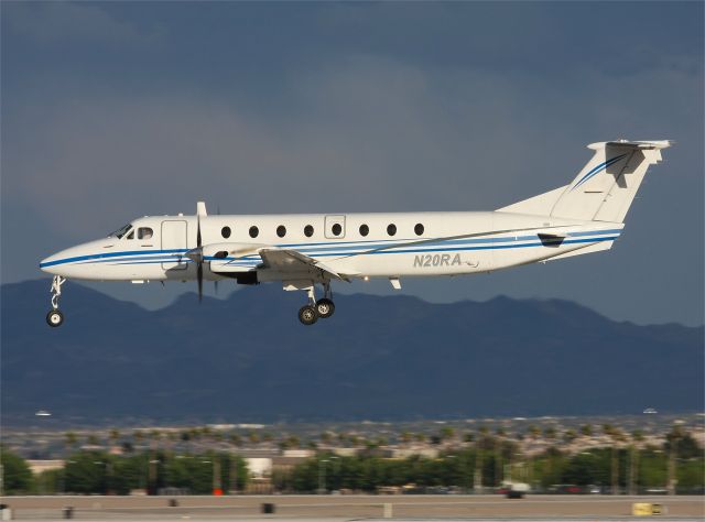 Beechcraft 1900 (N20RA) - April 2013, A "Dept of the Air Force" Beechcraft returns to McCarronbr /br /Janet  "EG&G"