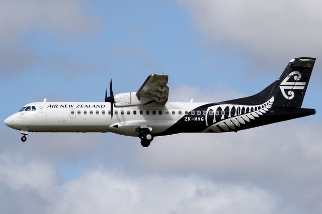 Aerospatiale ATR-72-600 (ZK-MVG) - ON 29 MARCH 2019