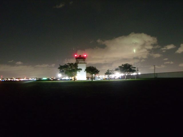 — — - Nighttime... Control tower at North Perry Airport. br /br /[Image © Learn To Pilot .COM™]