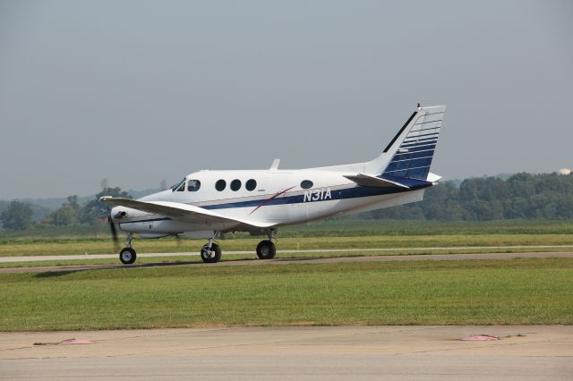 Beechcraft King Air 90 (N31A) - Taxiing in on 8/8/11