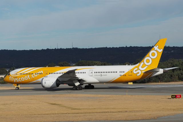 Boeing 787-9 Dreamliner (9V-OJE) - Boeing 787-9 cn 37116 ln 316. Scoot 9V-OJE Maju-Iah. YPPH 05 March 2022