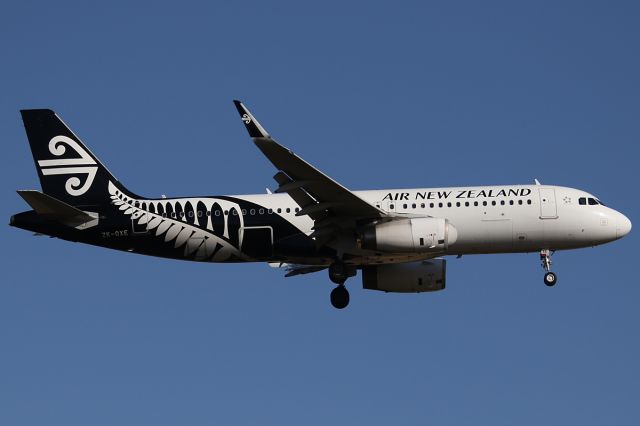 Airbus A320 (ZK-OXE) - on 23 February 2020