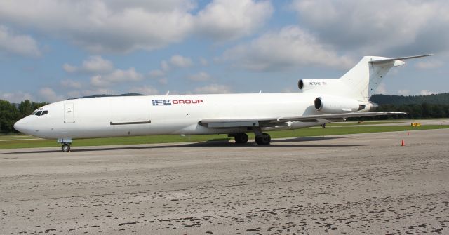 BOEING 727-200 (N216WE) - Sunny side up - an IFL Group Boeing 727-200 on the ramp at Anniston Regional Airport, AL - August 5, 2017.