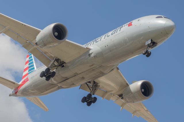 Boeing 787-8 (N807AA) - Approaching runway 10C on October 2, 2022