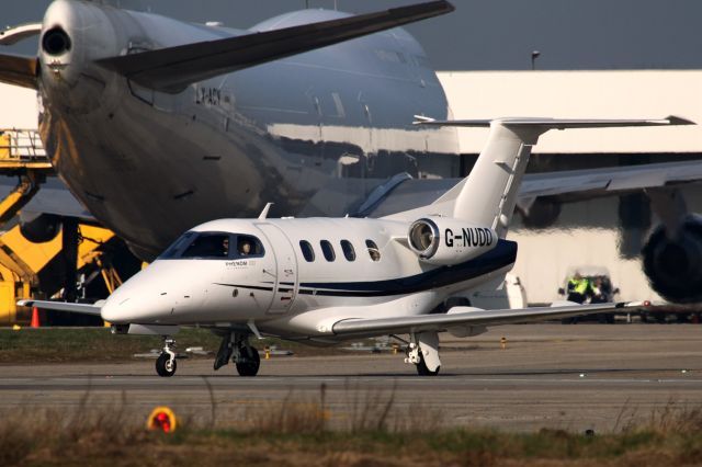 Embraer Phenom 100 (G-NUDD) - Flairjet LTD. Prev. reg. M-INXY TEFAF-Maastricht visitor 2012.