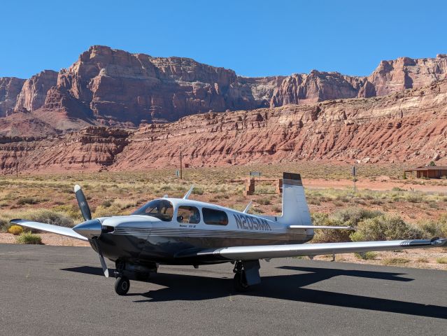 Mooney M-20 (N205MK) - Visit to Marble Canyon, AZ. br /br /Rough runway, if you are thinking of landing there in a Mooney. Don't.