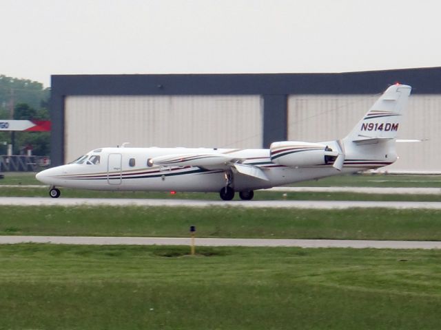 IAI 1124 Westwind (N914DM) - Landing runway 16. The Westwind is a very well performing jet!