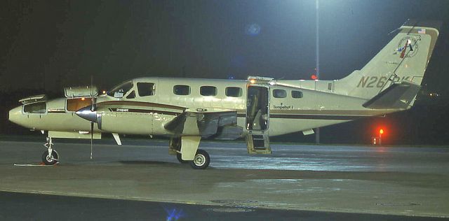 Cessna Conquest 2 (N26PK) - SCAN of Fuji Slide - Cessna 441 Conquest II C/N 441-0143 of TAUSA - Tempelhof Airways USA at Dortmund Airport - 1987-10-26.