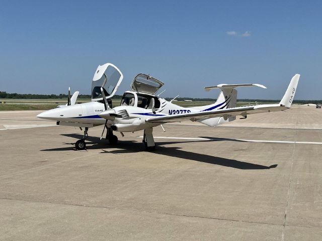 Diamond Twin Star (N327TS) - She always gets nice comments from the guys on the flight line!