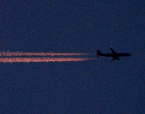 Airbus A321 — - American Airlines 4 Los Angeles to John F Kennedy over Cleveland 35,000 ft. 10-8-14
