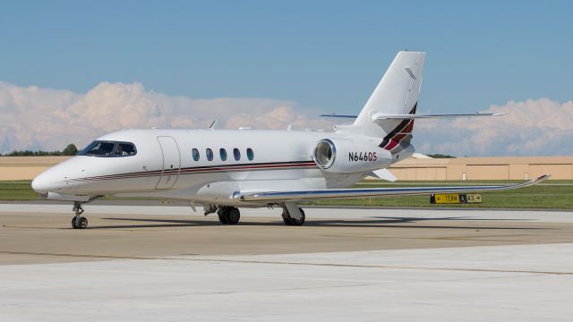 Cessna Citation Excel/XLS (N646QS) - A Netjets Cessna 560XL Citation Excel sits on the ramp at KPPO.