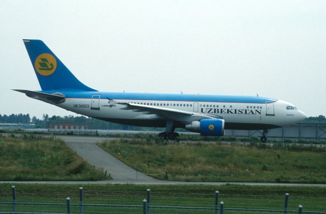 Airbus A310 (UK-31003) - Taxing at Narita Intl Airport on 2004/06/18