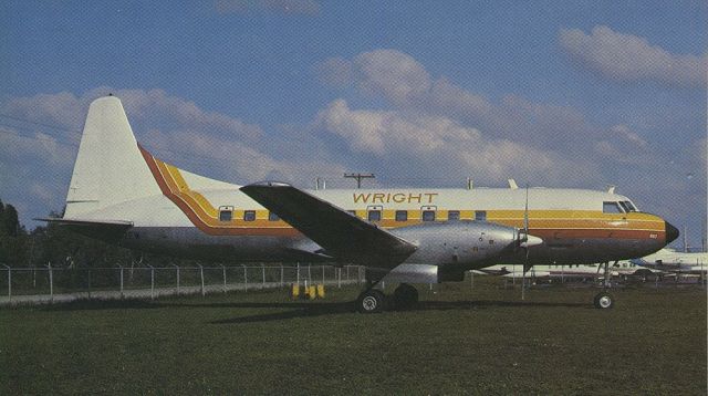 CONVAIR CV-580 (N862FW) - scanned from postcardbr /Wright