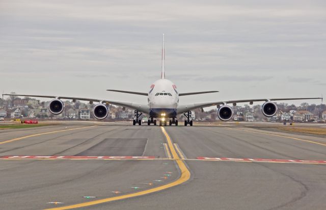 Airbus A380-800 (G-XLEE) - BA SUPER