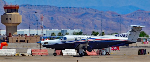 Pilatus PC-12 (N617BG) - N617BG Pilatus PC-12 NG s/n 1253 Life Flight Network - North Las Vegas Airport  KVGTbr /Photo: TDelCorobr /August 9, 2024