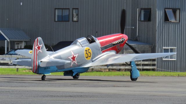 YAKOVLEV Yak-3 (ZK-VVS) - Full Noise's VVS taxiing out for the airshow finale.