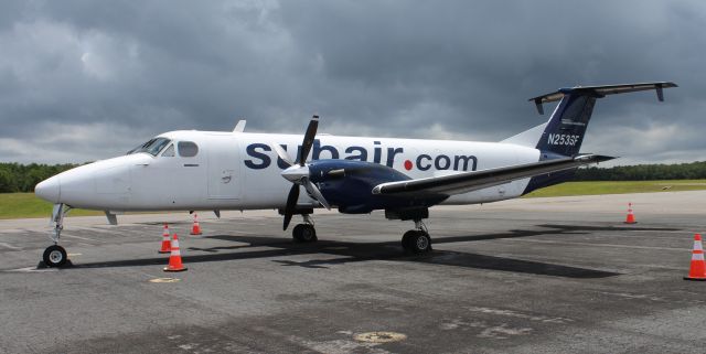 Beechcraft 1900 (N253SF) - A Suburban Air Freight Beechcraft B-1900C on the ramp at Pensacola International Airport, FL - June 7, 2019. 