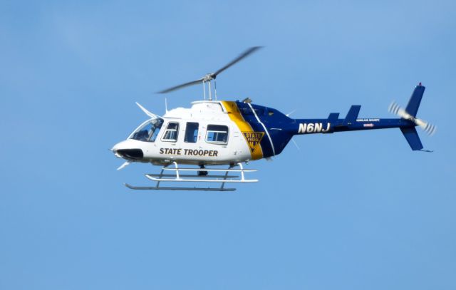 N6NJ — - Shown here is a New Jersey State Police helo making a low pass in the Autumn of 2017.